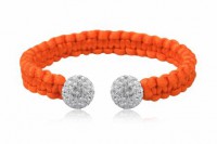 Brazalete Naranja con Cristales Preciosa